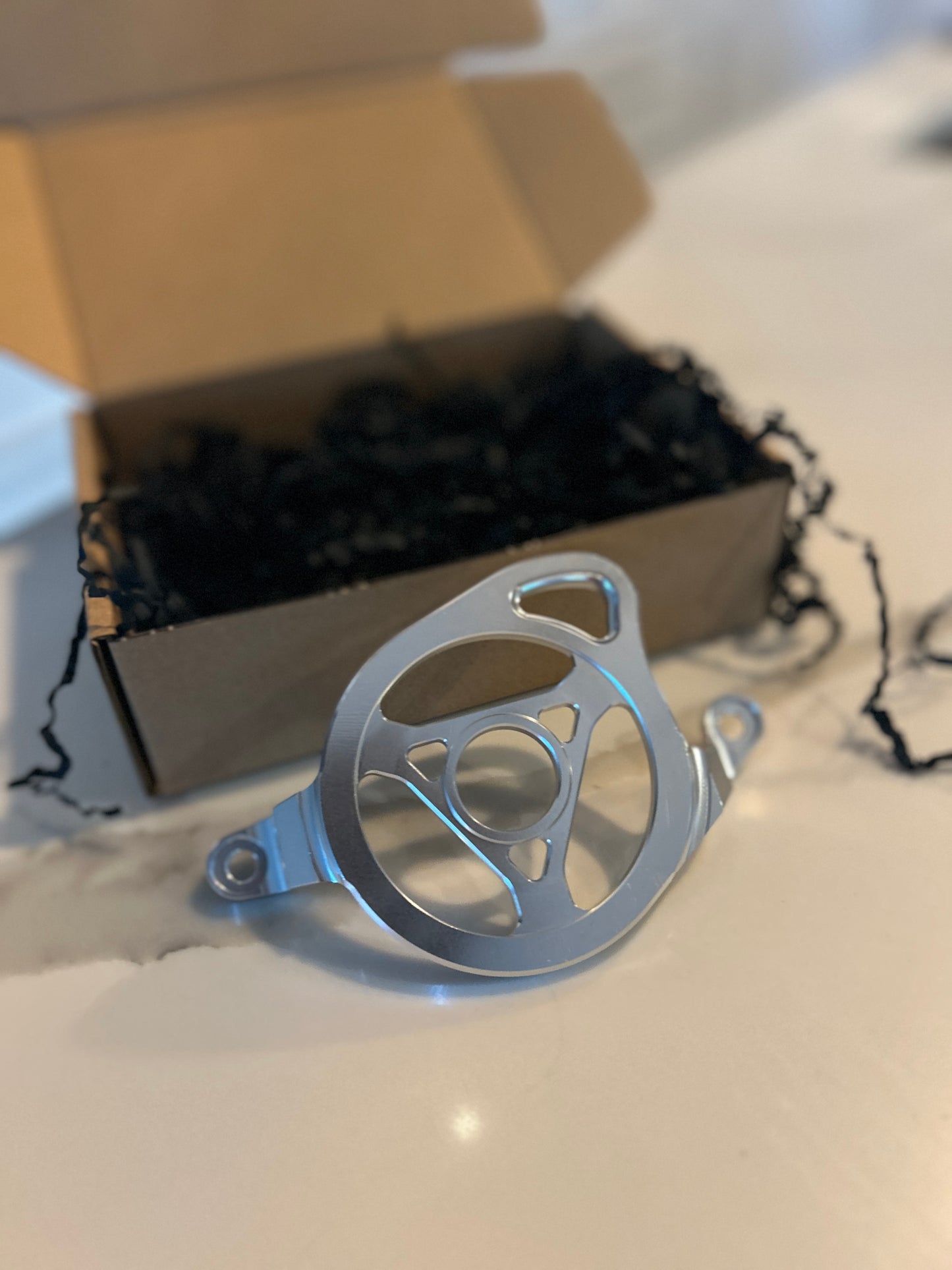Surron LBX/Eride Pro Motor Cover Metal Silver